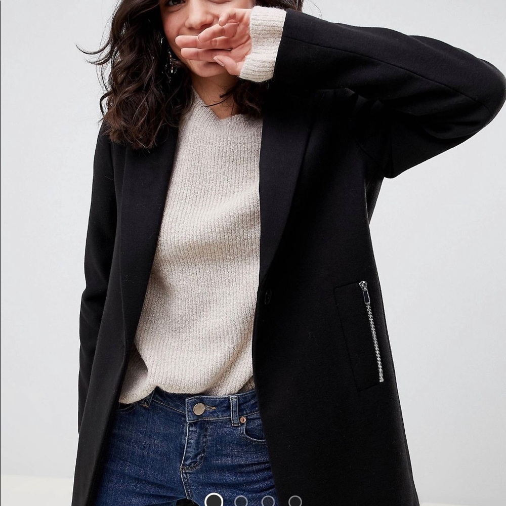 ASOS black coat